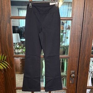 American Eagle Next Level Stretch High Rise Kick Boot Pant Black Small Short NWT